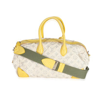 Louis Vuitton Jaune Monogram Denim Round Speedy Bag