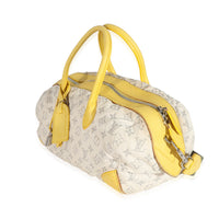 Louis Vuitton Jaune Monogram Denim Round Speedy Bag