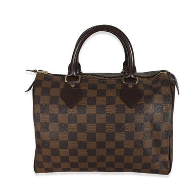 Louis Vuitton Damier Ebene Canvas Speedy 25