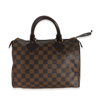 Louis Vuitton Damier Ebene Canvas Speedy 25