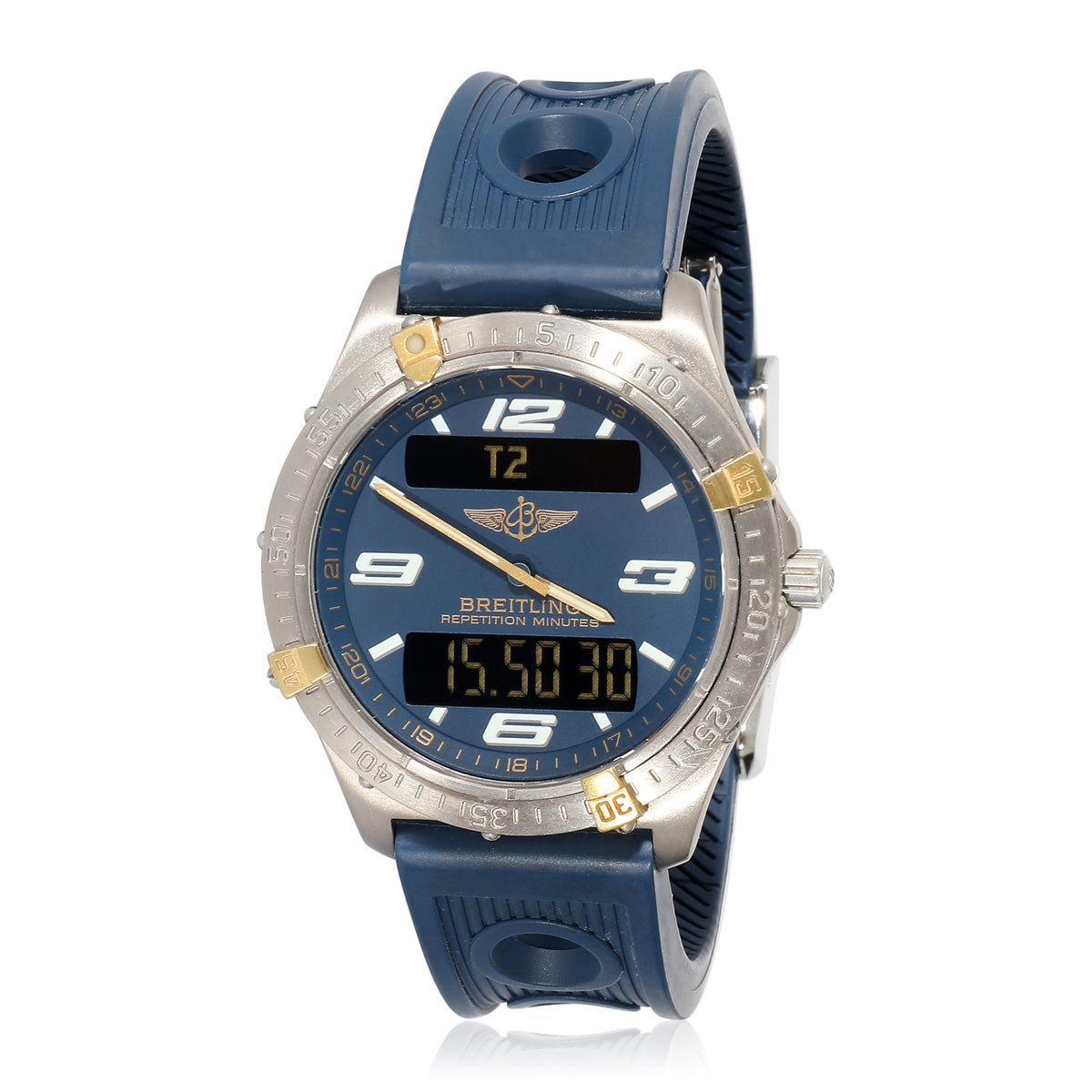 Breitling Aerospace F65363 Men's Watch in 18kt Titanium/Yellow Gold