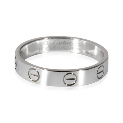 Cartier Love Wedding Band in 18k White Gold