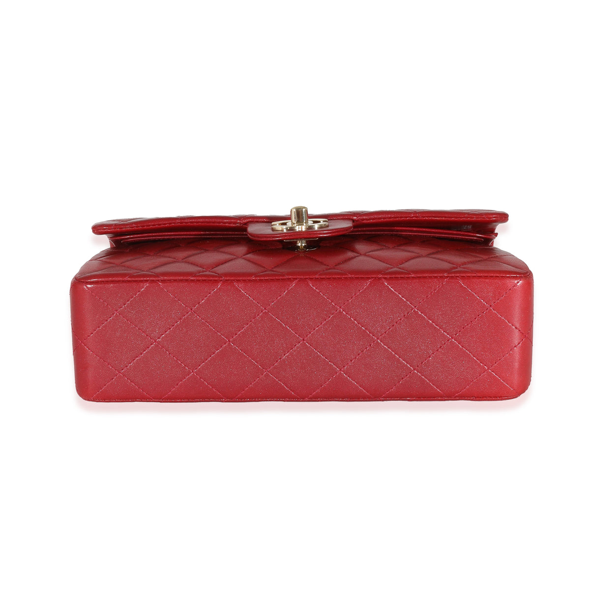 Chanel Vintage 24k Red Quilted Lambskin Small Classic Double Flap Bag, myGemma, NZ