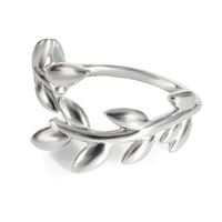 Tiffany & Co. Paloma Picasso Olive Leaf Bypass Ring in  Sterling Silver