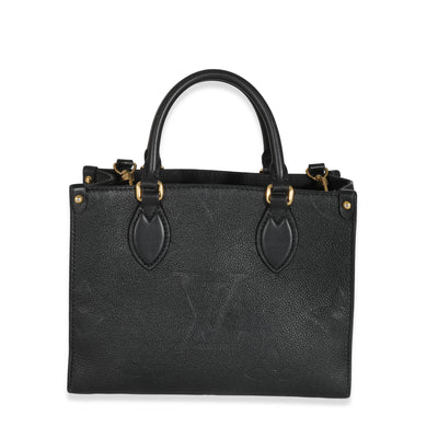 Louis Vuitton Black Empreinte Onthego PM