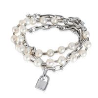 Tiffany & Co. HardWear Lock Fresh Water Pearl Bracelet in  Sterling Silver