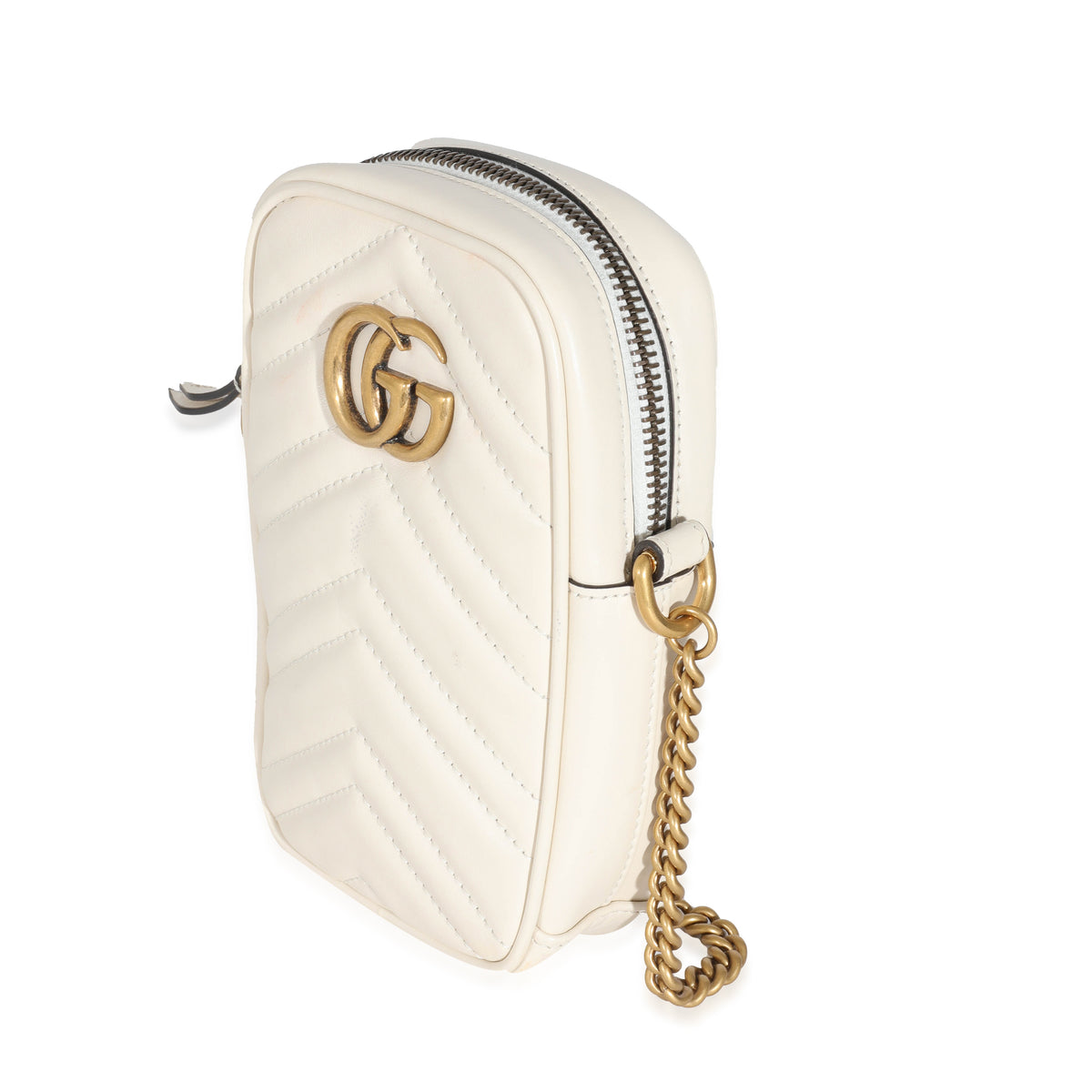 Gucci GG Cream Matelasse Marmont Mini Bag myGemma Item 131849