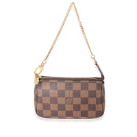 Louis Vuitton Damier Ebene Canvas Mini Pochette Accessoires