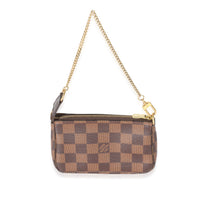 Louis Vuitton Damier Ebene Canvas Mini Pochette Accessoires