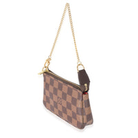 Louis Vuitton Damier Ebene Canvas Mini Pochette Accessoires