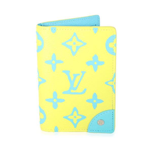 Louis Vuitton Pocket Organizer Neon Yellow