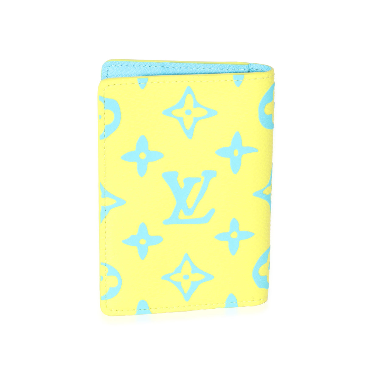 Louis Vuitton Pocket Organizer Monogram Neon Yellow