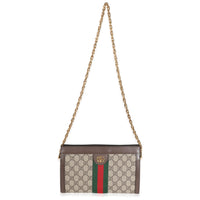 Gucci Beige GG Supreme Web Ophidia GG Small Shoulder Bag