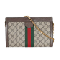 Gucci Beige GG Supreme Web Ophidia GG Small Shoulder Bag