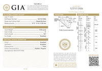 GIA Certified 0.52 Ct Round cut H VS1 Loose Diamond