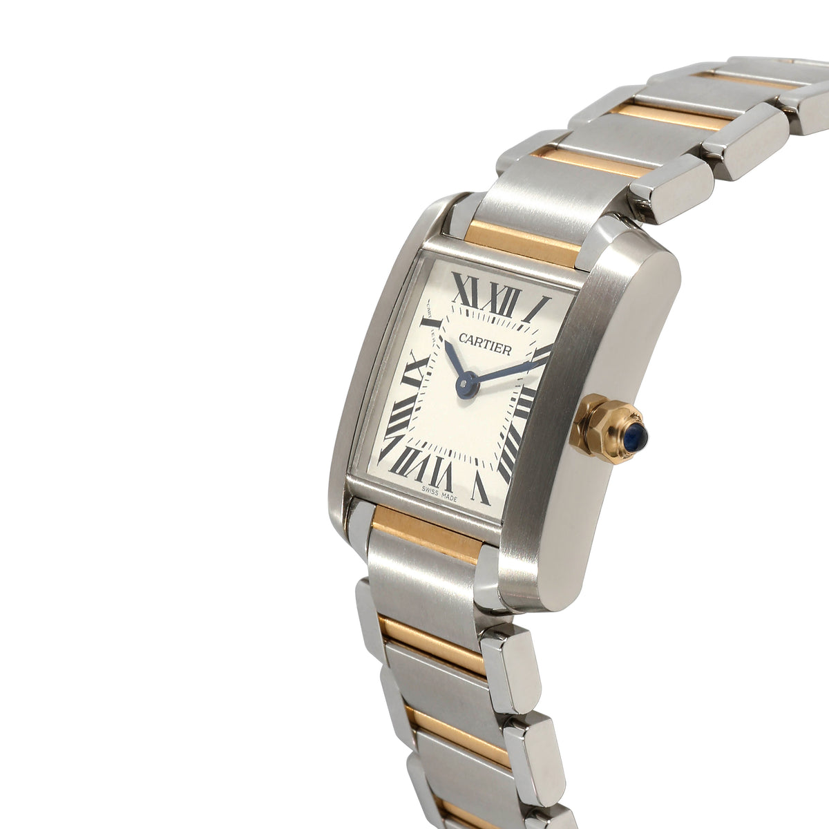 Cartier Tank Francaise W51007Q4 Womens Watch in 18kt Stainless Steel/Yellow Gol