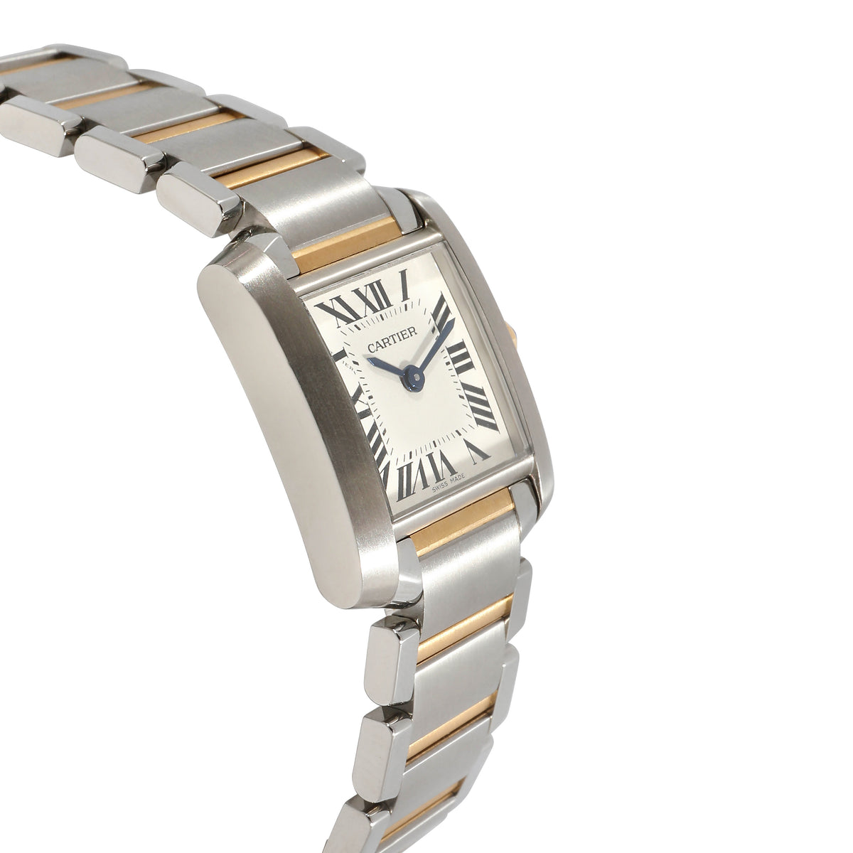 Cartier Tank Francaise W51007Q4 Womens Watch in 18kt Stainless Steel/Yellow Gol