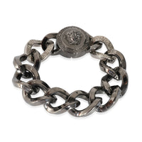 Versace Medusa Palladium Plated Chain Bracelet