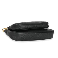 Louis Vuitton Black Monogram Empreinte Multi Pochette Accessoires