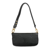 Louis Vuitton Black Monogram Empreinte Multi Pochette Accessoires