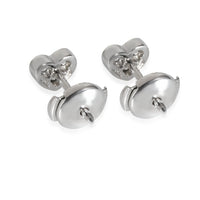 Tiffany & Co. Diamond Heart Stud Earrings in  Platinum 0.33 CTW