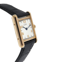 Cartier Must de Cartier Tank 160680 Womens Watch in  Vermeil