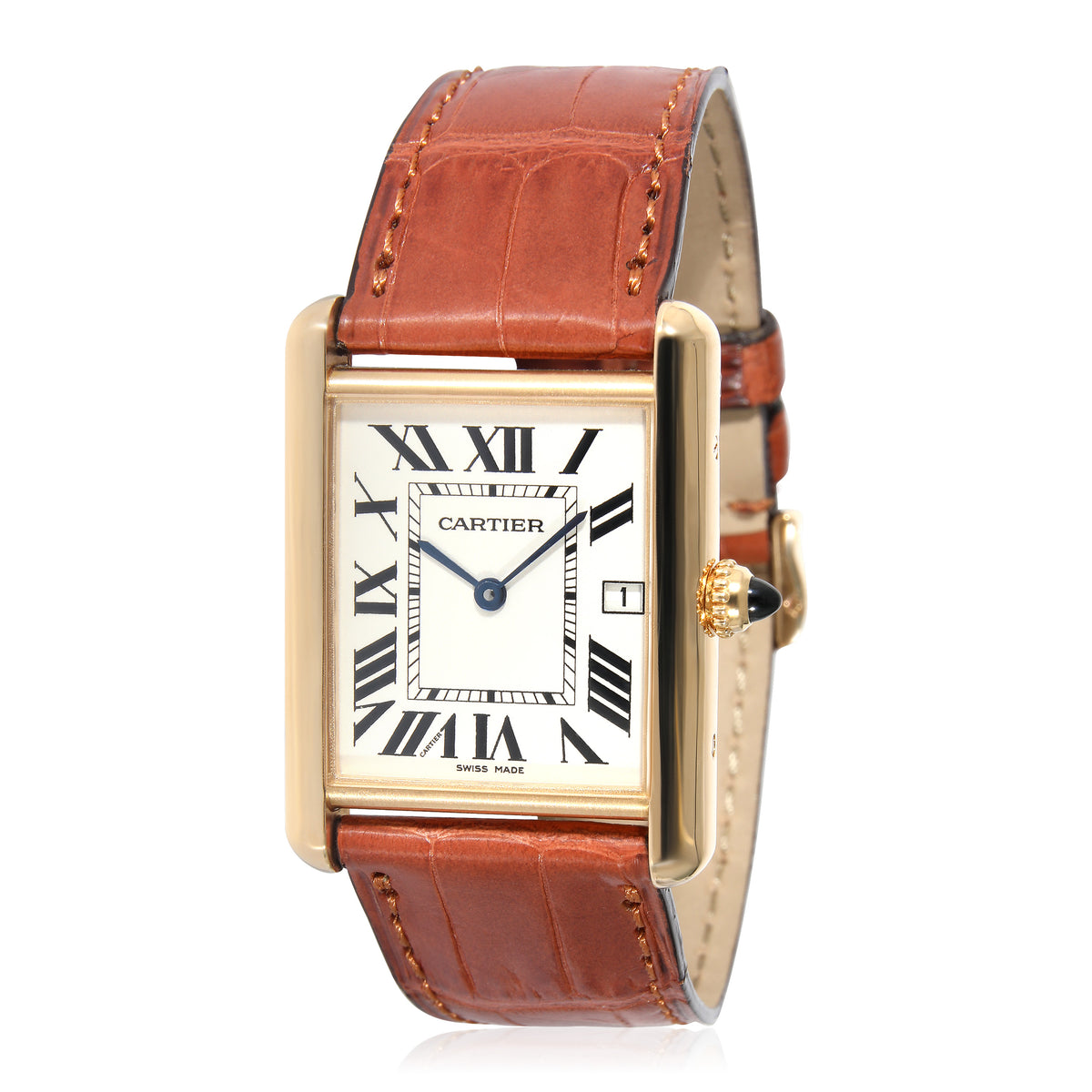 Cartier Tank Louis W1529756 Unisex Watch in 18kt Yellow Gold