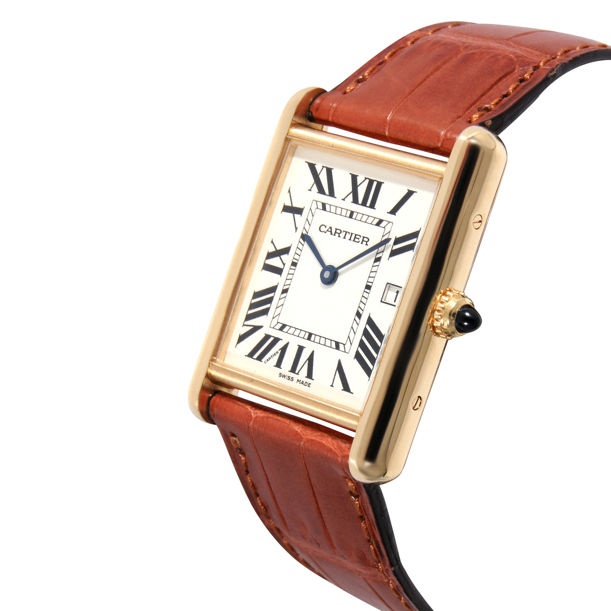 Cartier Tank Louis W1529756 Unisex Watch in 18kt Yellow Gold