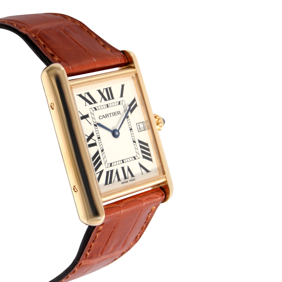 Cartier Tank Louis W1529756 Unisex Watch in 18kt Yellow Gold