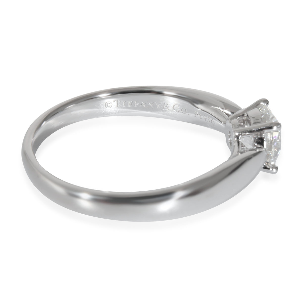 Tiffany & Co. Harmony Diamond Engagement Ring in  Platinum G VVS2 0.52 CTW