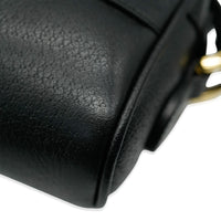 Gucci Black Leather Mini Web Ophidia Bag