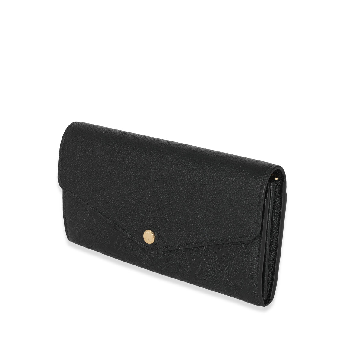 Louis Vuitton Black Empreinte Sarah Wallet