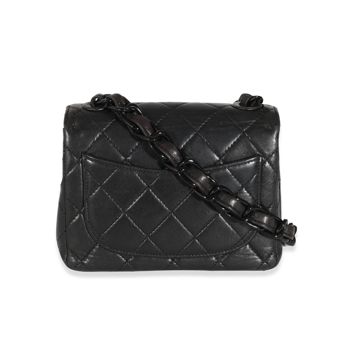 Chanel Vintage Black Lambskin Resin Mini Flap Bag, myGemma