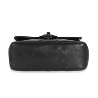 Chanel Vintage Black Lambskin Resin Mini Flap Bag