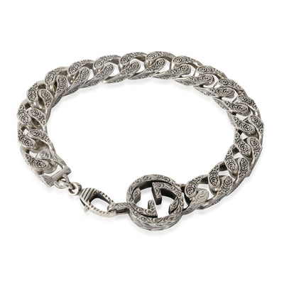 Gucci Interlocking G Curb Bracelet in  Sterling Silver