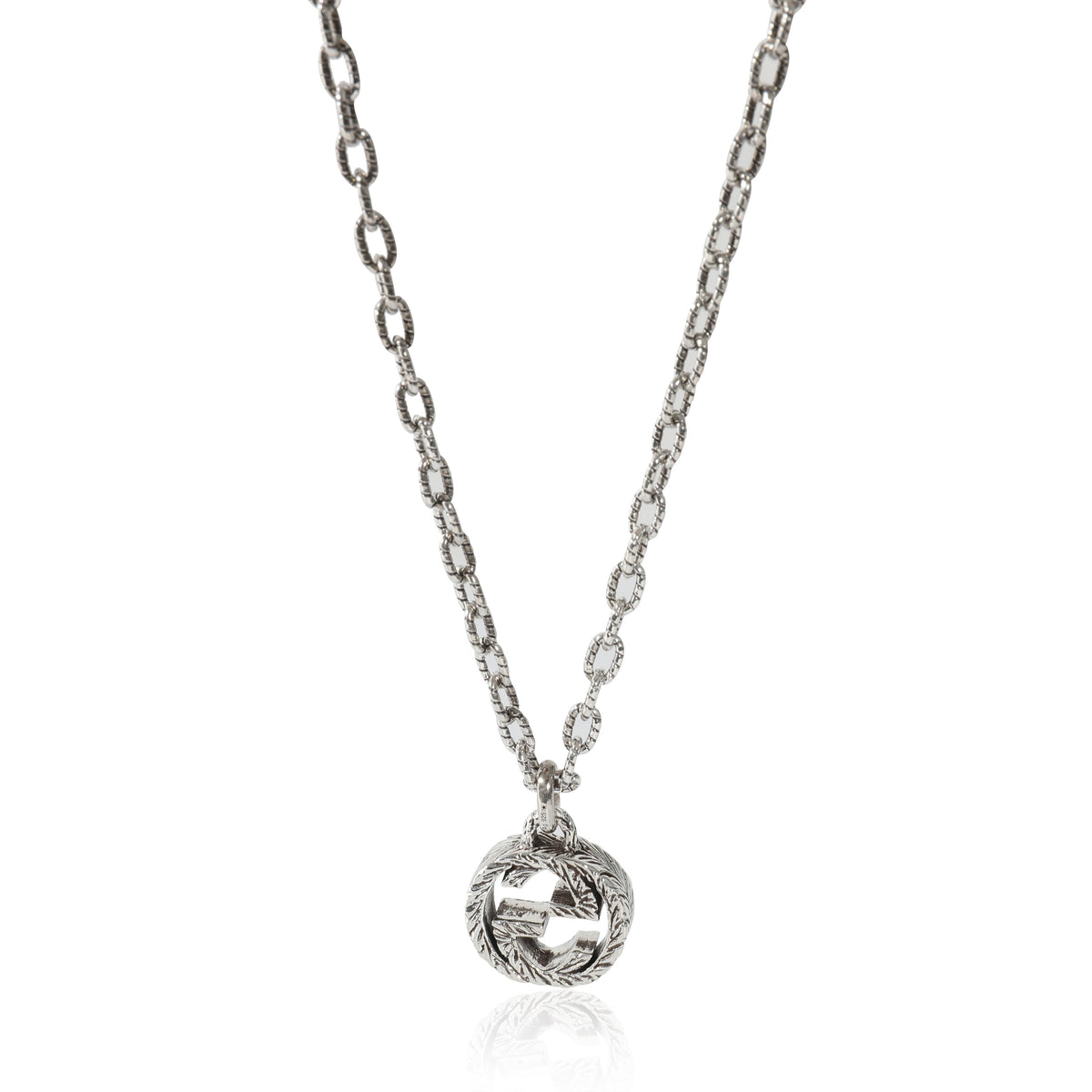 Gucci Interlocking G Necklace in  Sterling Silver