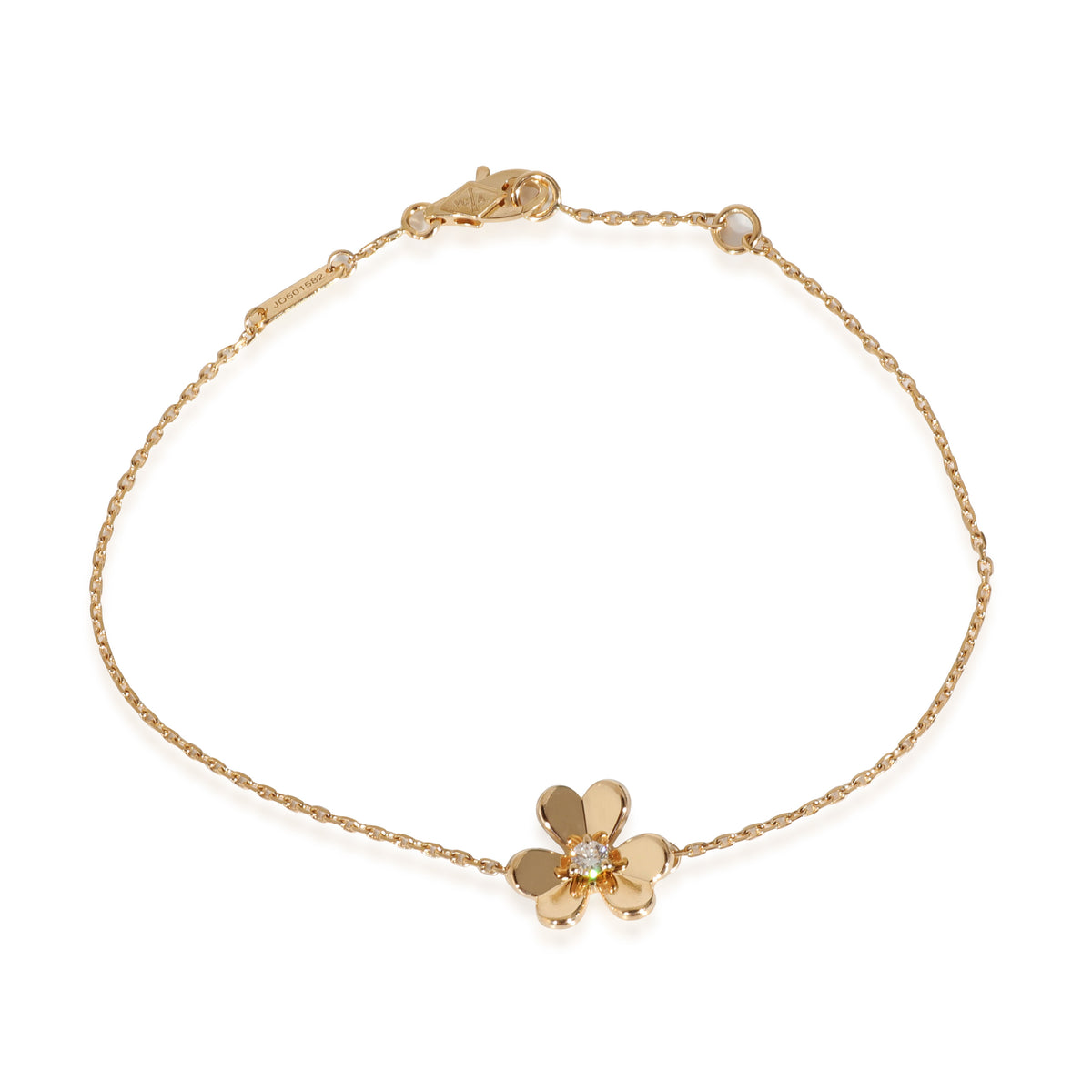 Van Cleef & Arpels Frivole Bracelet in 18k Yellow Gold 0.05 CTW