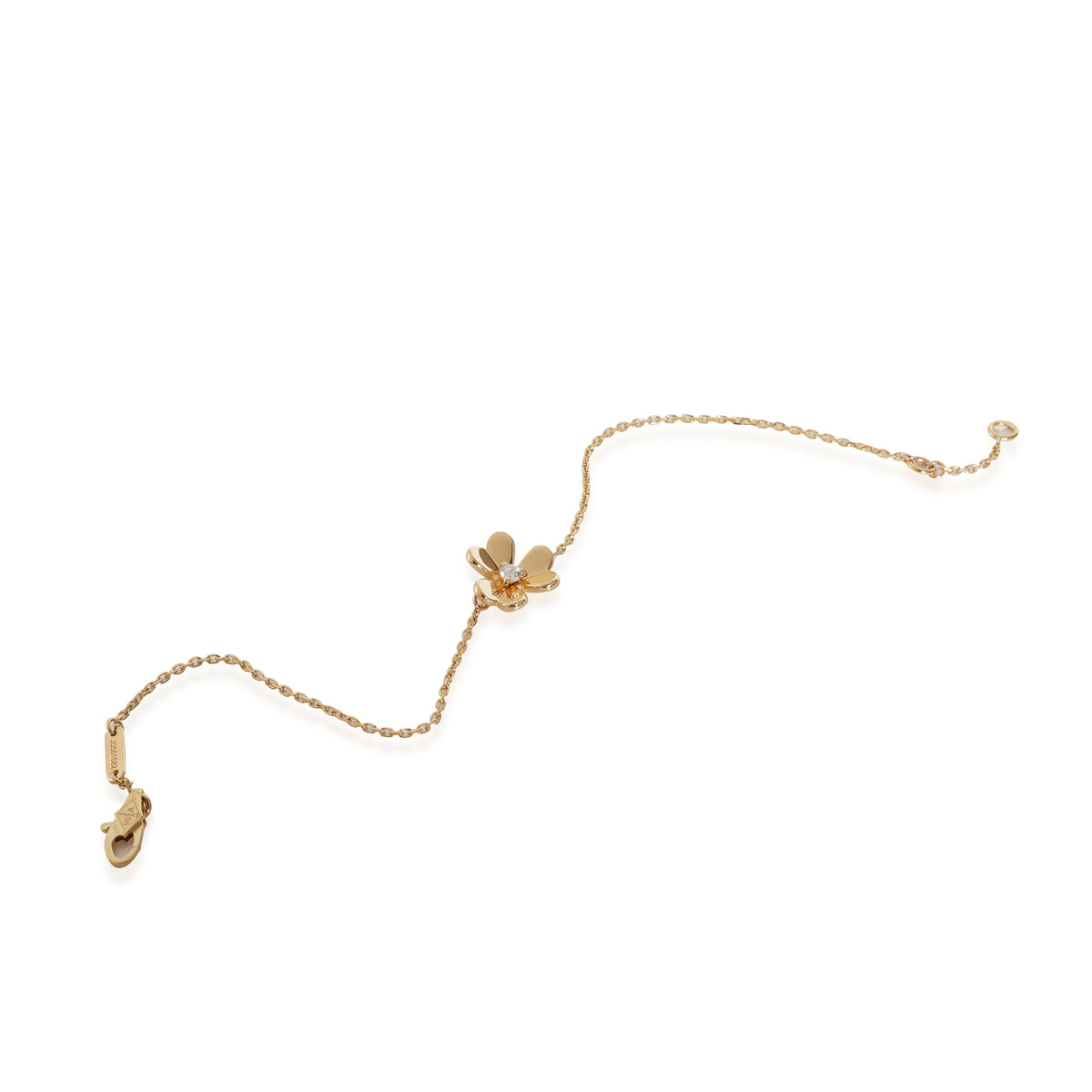 Van Cleef & Arpels Frivole Bracelet in 18k Yellow Gold 0.05 CTW