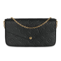 Louis Vuitton Black Monogram Empreinte Félicie Pochette