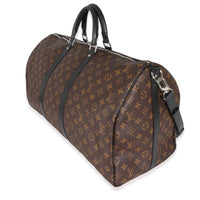 Louis Vuitton Monogram Macassar Keepall Bandoulière 55