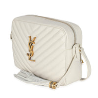 Saint Laurent Cream Calf Leather Lou Camera Bag