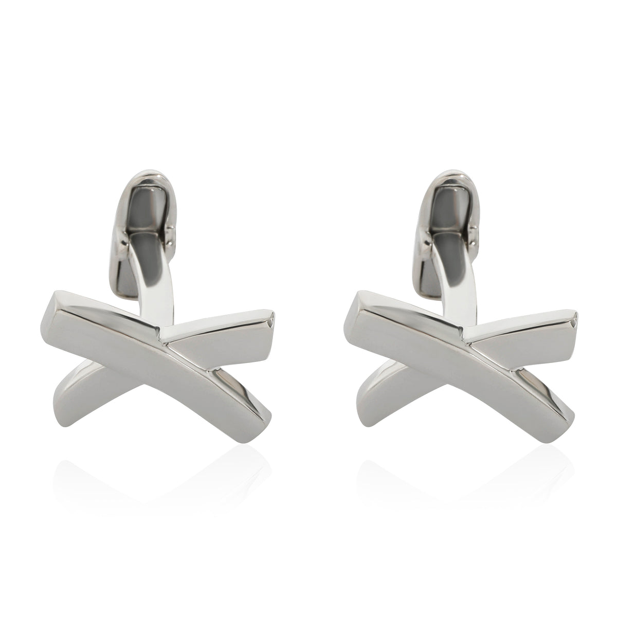 Tiffany & Co. Paloma Picasso Vintage Graffiti X Cufflink in Sterling Silver