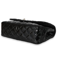 Chanel Black Patent Classic Jumbo Flap Bag