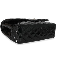 Chanel Black Patent Classic Jumbo Flap Bag