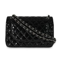 Chanel Black Patent Classic Jumbo Flap Bag