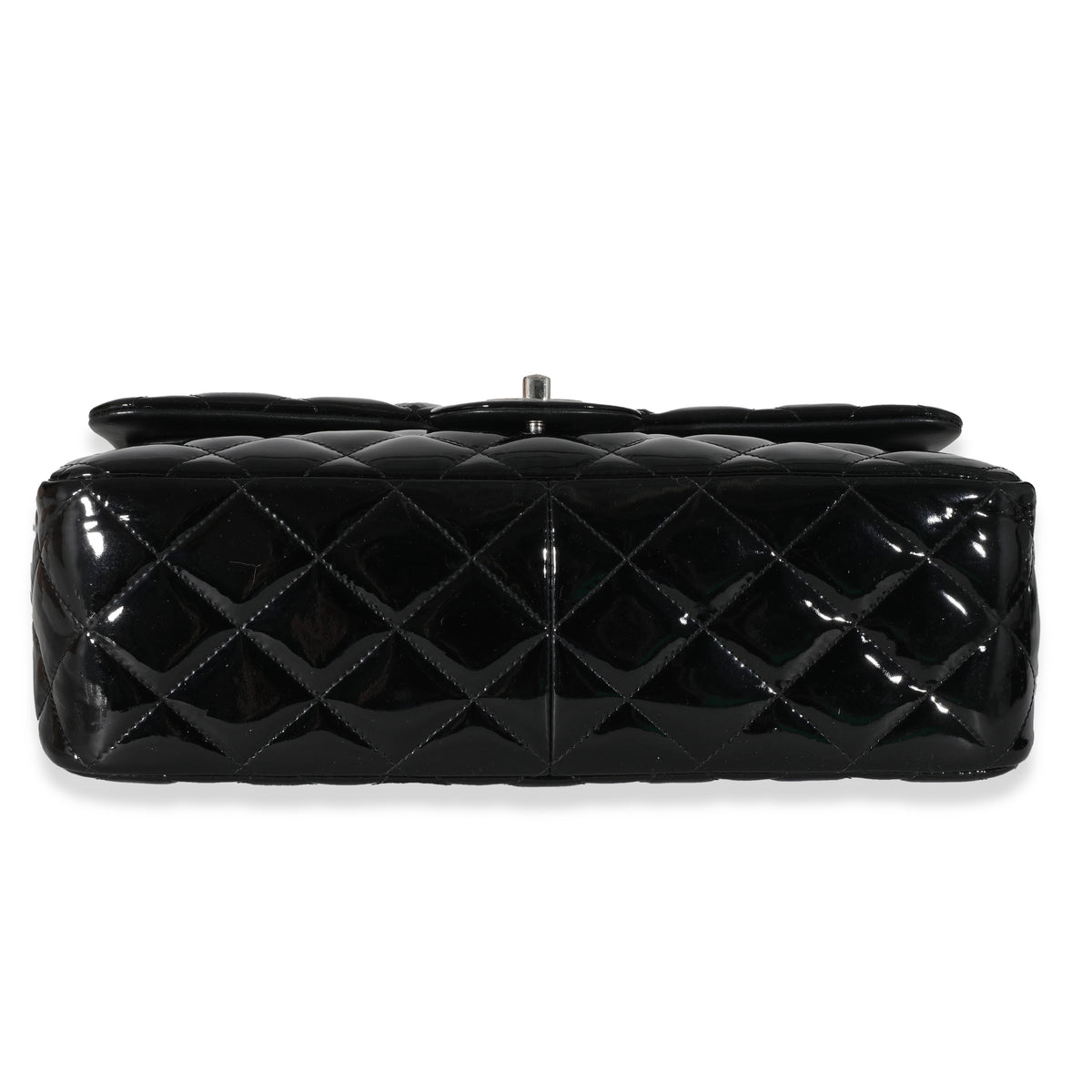 Chanel Black Patent Classic Jumbo Flap Bag