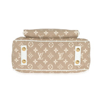 Louis Vuitton Blanc Monogram Jacquard Sabbia Cabas MM