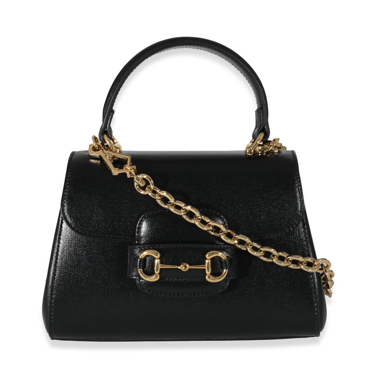 Gucci Black Leather Horsebit 1955 Mini Bag