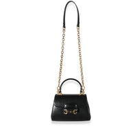 Gucci Black Leather Horsebit 1955 Mini Bag