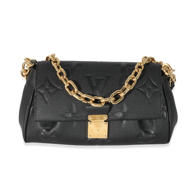 Louis Vuitton Black Monogram Empreinte Favorite Bag